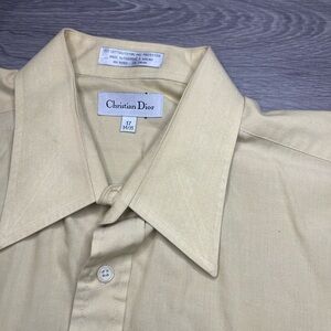 Dior Men's Beige Dress Shirt